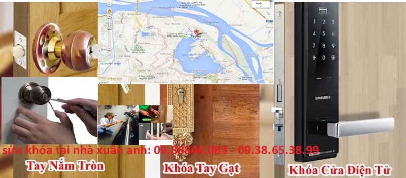thợ sửa khóa cửa tại nhà tây hồ